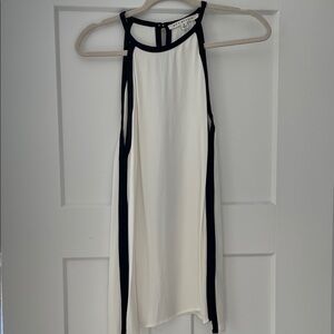 Max Studio Black and White Tank Top